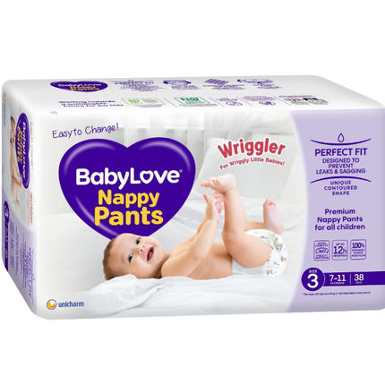 Babylove Nappy Pants Wriggler 38