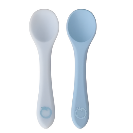 Plum Silicone Spoon Set Powder Blue 2PK