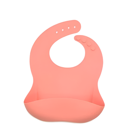 Silicone Bib Peach