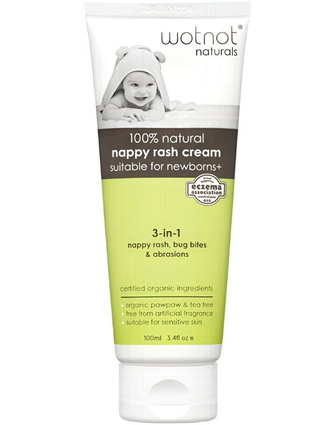 Wotnot Natural Organic Nappy Rash Cream 100ML