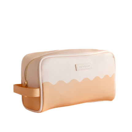 Fox & Fallow Caramel Ripple Wash Bag