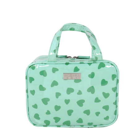 Wicked Sista Dancing Hearts Med Hold All Cosmetic Bag