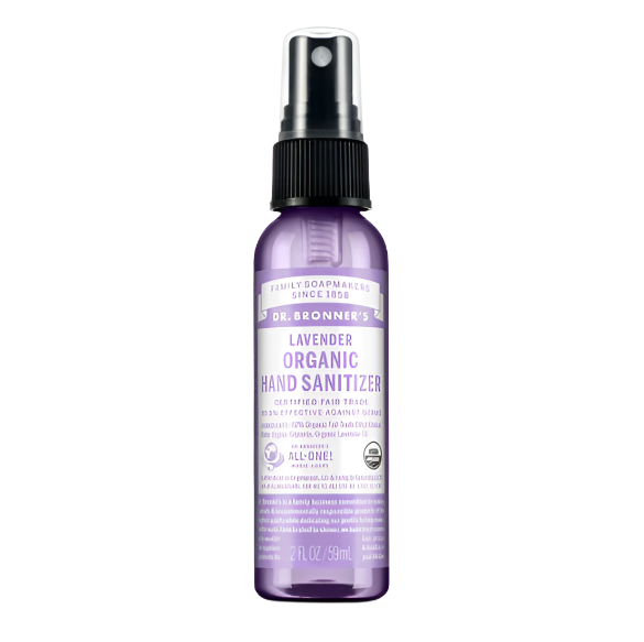 Dr Bronner Hand Sanitiser Lavender 59ML