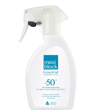 Maxiblock Essential Spf50+ Spray 250ML