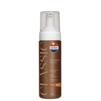 Le Tan Classic Tan Self Tanning Foam Medium Dark 180ML