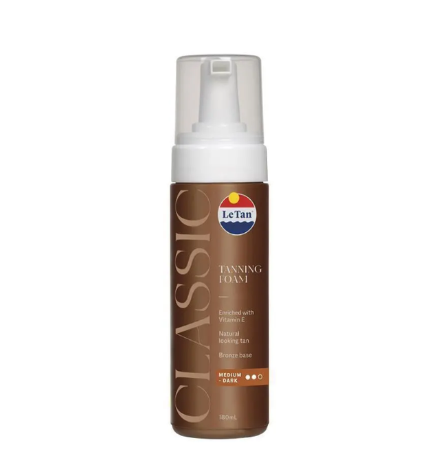 Le Tan Classic Tan Self Tanning Foam Medium Dark 180ML