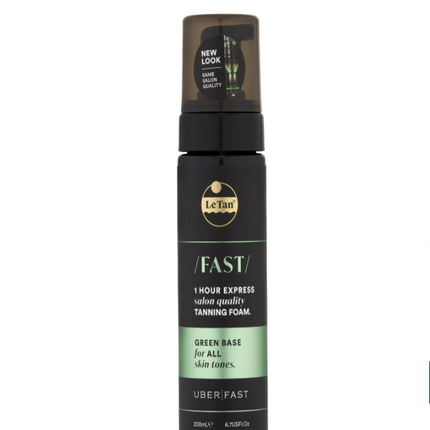 Le Tan Uber Fast Self Tanning Foam Green Base 200ML