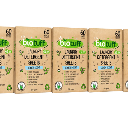 BioTuff Laundry Detergent Sheets Eco Friendly