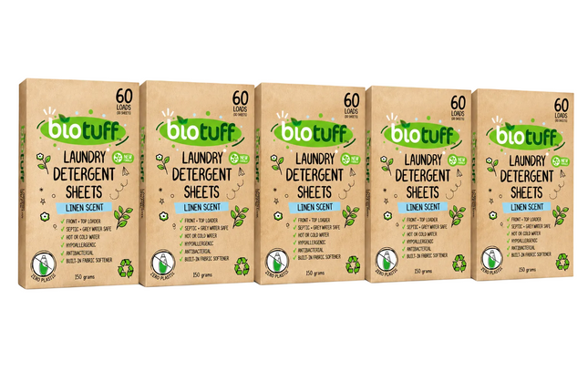 BioTuff Laundry Detergent Sheets Eco Friendly