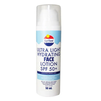 Le Tan Ultra Hydrating Face Lotion SPF 50 Plus 50ML
