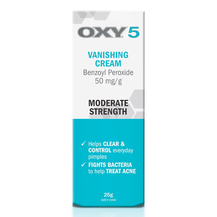 Oxy 5 Vanishing Cream Acne Pimple Treatment 25G