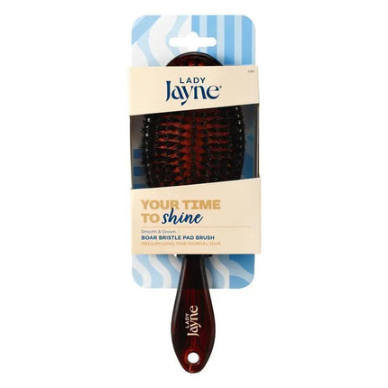 Lady Jayne Pro Groomer 100 Percent Boar Bristle Purse Hair Brush