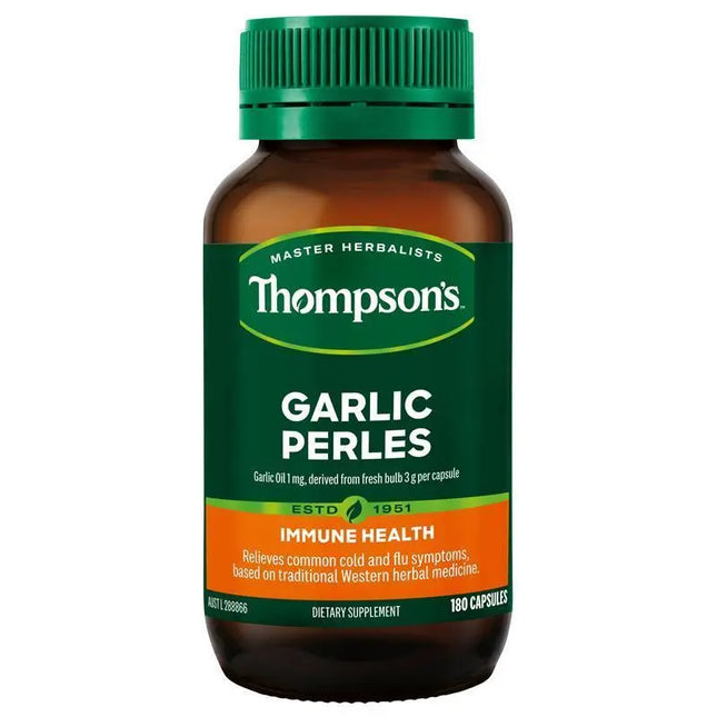 Thompson's Garlic Perles 180 Capsules