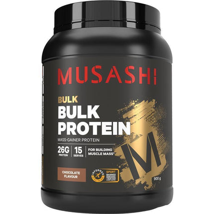 Musashi Bulk Mass Gain Protein Powder Chocolate 1KG