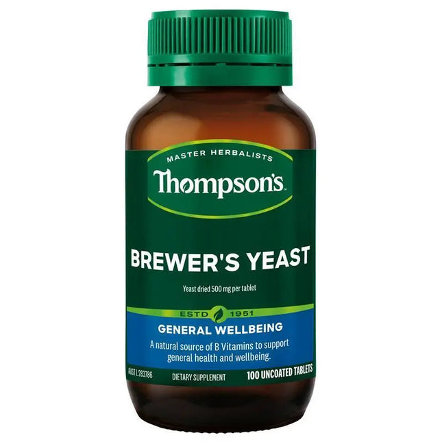 Thompson's Brewers Yeast 100 Tablets