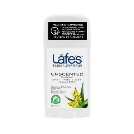Lafe's Unscented Deodorant Stick 64g