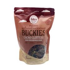 2Die4 Live Foods Organic Activated Buckies Cacao Clusters 400G