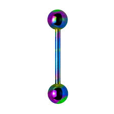 Rossan Anodised Barbell Body Piercing Jewellery 1.6MM x 14MM