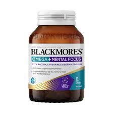 Blackmores Omega Plus Mental Focus Capsules 60 Count
