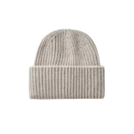 Soft Ribbed Beanie Grey