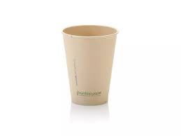 BioPak Compostable Single Wall Coffee Cups for Hot Drinks 50 Pack 355ml