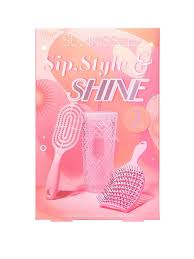 Sunkissed Sip Style and Shine Gift Set with Tumbler Scrunchie and Lip Balm 4.5G
