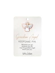 Splosh Guardian Angel Keepsake Pin for Love and Protection