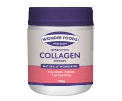 Wonder Foods Collagen Peptides Powder for Skin Hair and Nails 300G