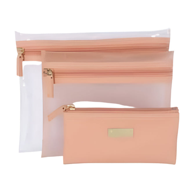 Wicked Sista Jenna Trio Purse Peach