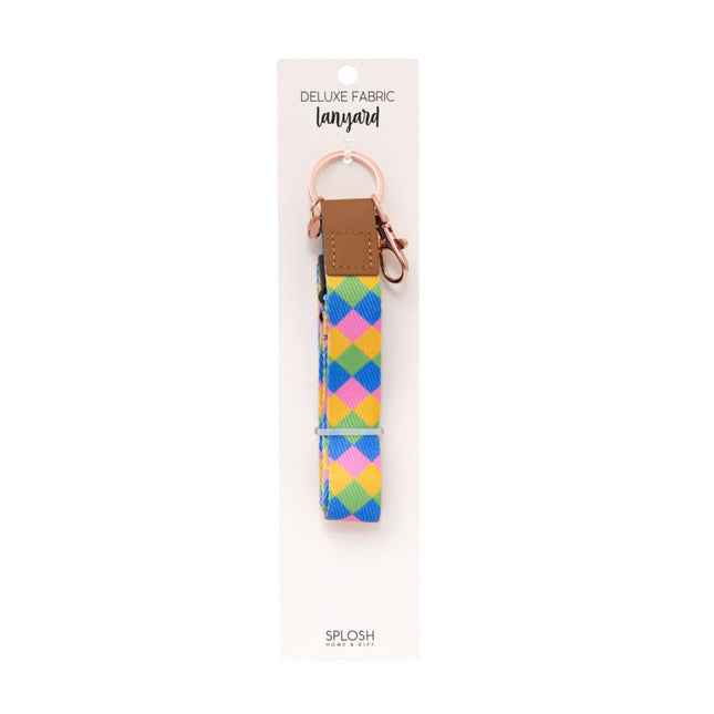 Splosh Teacher Diamond Fabric Lanyard