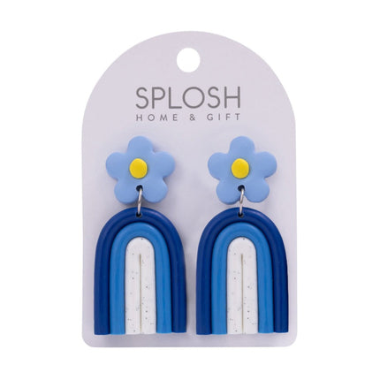 Splosh Teacher Rainbow Earrings Hypoallergenic Studs for Sensitive Ears 1.5CM