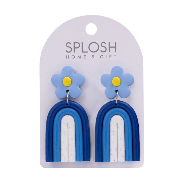 Splosh Teacher Rainbow Earrings Hypoallergenic Studs for Sensitive Ears 1.5CM