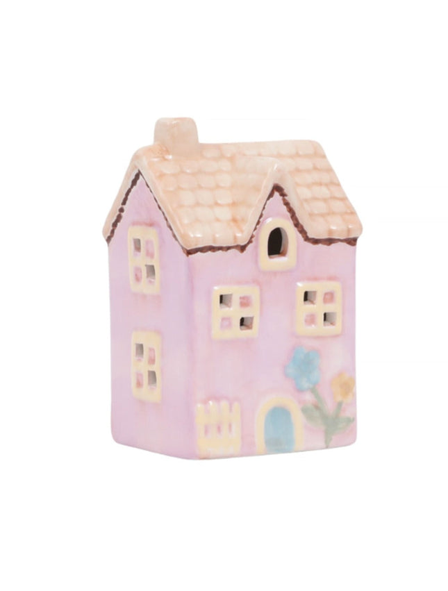 Cottage Grove Medium Purple Village House Christmas Decoration