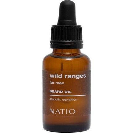 Natio Wild Ranges For Men Beard Oil 30ML - OhYouLuckyDuck.com.au