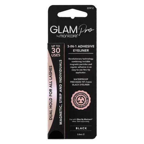 Glam Pro 3In1 Adhesive Eyeliner - OhYouLuckyDuck.com.au