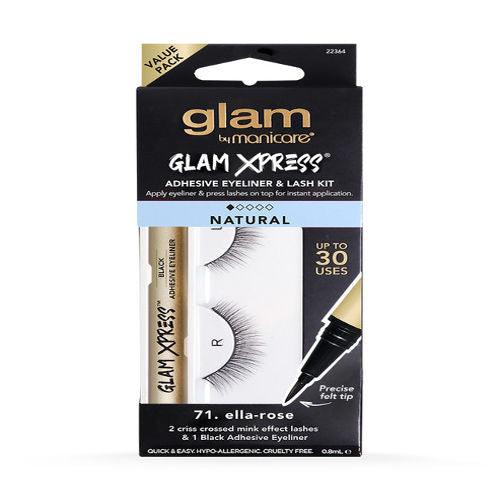 Manicare Glam Xpress Lashes Ella-Rose Natural - OhYouLuckyDuck.com.au