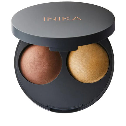 Inika Organic Baked Contour Duo - Teak 5g