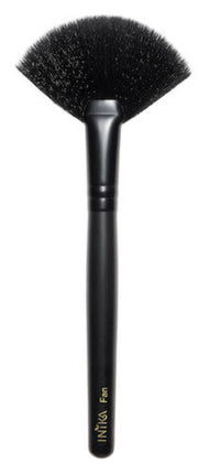 Inika Organic Vegan Fan Brush for Highlighter Bronzer and Finishing Powder
