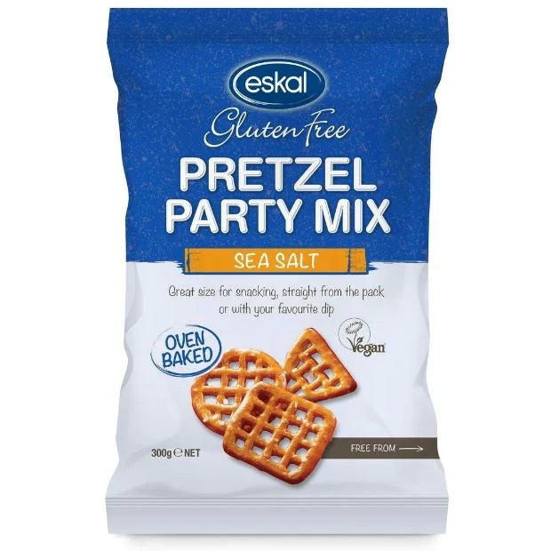 Eskal Pretzel Party Mix Gf Sea Salt 300G