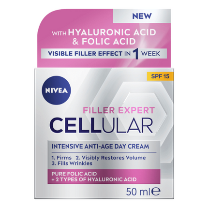 Nivea Cellular Filler Expert Anti Ageing Day Cream 50Ml - OhYouLuckyDuck.com.au