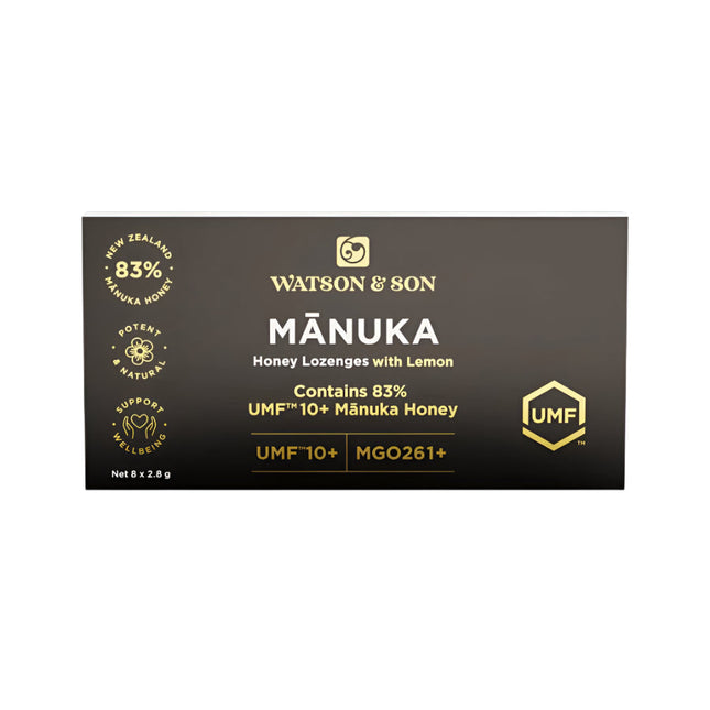 Watson & Son Manuka Honey Lozenges UMF 10 Plus 8 Pack