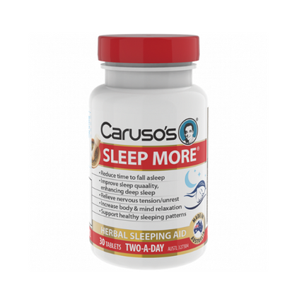 Caruso's Sleep More Tabs 30 - OhYouLuckyDuck.com.au