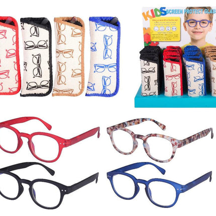 Gift O Licious Kids Screen Protect Blue Light Blocking Glasses Assorted