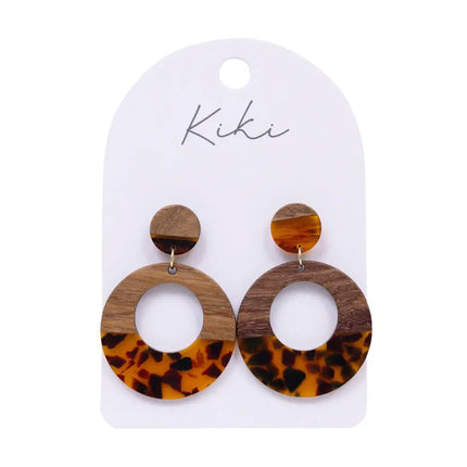 Kiki Amber Loop Earrings