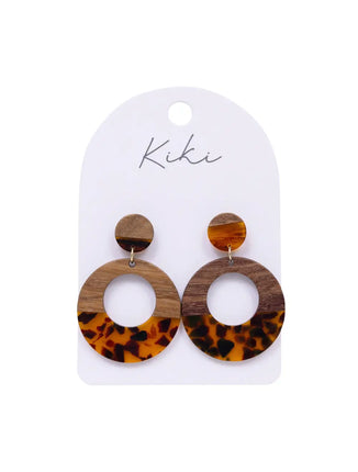 Kiki Amber Loop Earrings