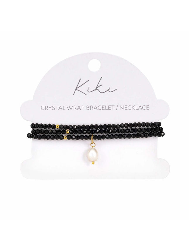 Kiki Obsidian Dream Crystal Wrap Jewellery