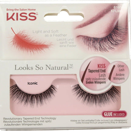 KISS Looks So Natural Lashes - Iconic Black - OhYouLuckyDuck.com.au