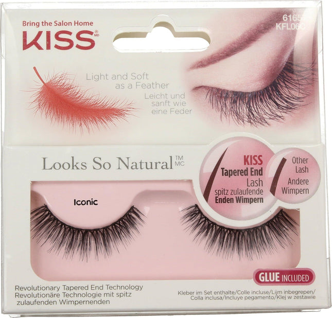 KISS Looks So Natural Lashes - Iconic Black - OhYouLuckyDuck.com.au