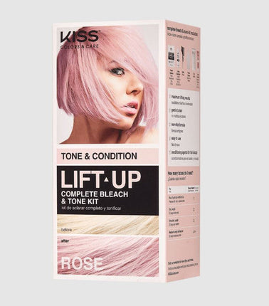 Kiss Lift-Up Complete Bleach & Tone Kit Rose - OhYouLuckyDuck.com.au