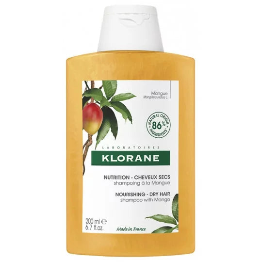 Klorane Shampoo With Mango Butter 200ml - OhYouLuckyDuck.com.au